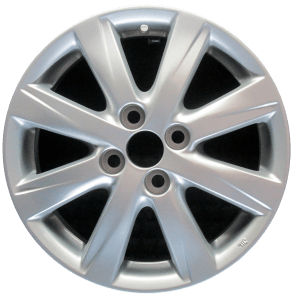 Genuine factory OEM All Silver wheel for 2015-2017 Toyota Professionally remanufactured to like-new condition