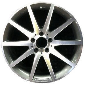 Genuine factory OEM Machined w/ Gray Pockets Front wheel for 2012-2020 Mercedes-Benz Front Professionally remanufactured to like-new condition