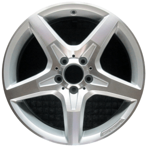 Genuine factory OEM Machined w/ Silver Pockets Rear wheel for 2012-2016 Mercedes-Benz Rear Professionally remanufactured to like-new condition