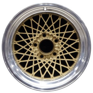 Genuine factory OEM Polished w/ Gold Pockets Front wheel for 1986-1992 Pontiac Front Professionally remanufactured to like-new condition