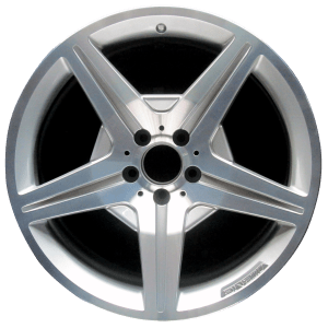 Genuine factory OEM Machined w/ Silver Pockets Rear wheel for 2009-2013 Mercedes-Benz Rear Professionally remanufactured to like-new condition