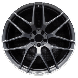 Genuine factory OEM Machined Lip w/ Black Spokes wheel for 2016-2019 Mercedes-Benz Professionally remanufactured to like-new condition