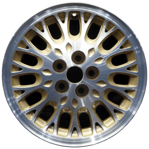 Genuine factory OEM Machined w/ Gold Spokes wheel for 1993-1995 Chrysler, Plymouth Professionally remanufactured to like-new condition