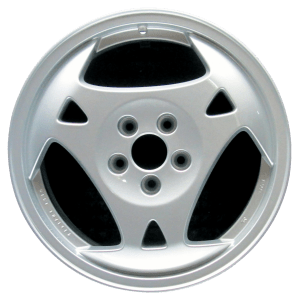 Genuine factory OEM All Silver wheel for 1999-2001 Saab Professionally remanufactured to like-new condition