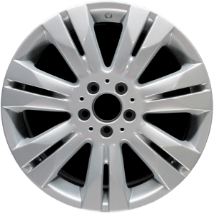 Genuine factory OEM All Silver wheel for 2010 Mercedes-Benz Professionally remanufactured to like-new condition