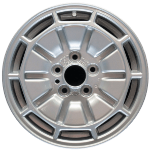 Genuine factory OEM All Silver wheel for 1985-1990 Volvo Professionally remanufactured to like-new condition