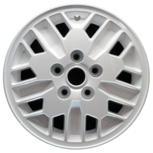 Genuine factory OEM White wheel for 1989-1991 Dodge Professionally remanufactured to like-new condition
