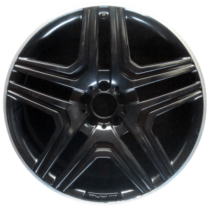 Genuine factory OEM Machined Lip w/ Black Spokes wheel for 2010-2017 Mercedes-Benz Professionally remanufactured to like-new condition