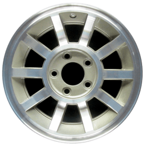 Genuine factory OEM Machined w/ Tan Pockets wheel for 1984-1991 Jeep Professionally remanufactured to like-new condition
