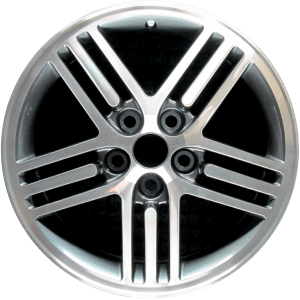 Genuine factory OEM Machined w/ Charcoal Pockets wheel for 2000-2005 Mitsubishi Professionally remanufactured to like-new condition