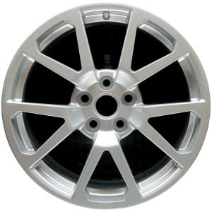 Genuine factory OEM All Silver Front wheel for 2009-2015 Cadillac Front Professionally remanufactured to like-new condition