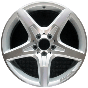 Genuine factory OEM Machined w/ Silver Pockets Front wheel for 2012-2016 Mercedes-Benz Front Professionally remanufactured to like-new condition