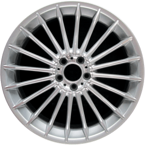 Genuine factory OEM All Silver wheel for 2011-2015 BMW Professionally remanufactured to like-new condition