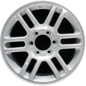 Genuine factory OEM All Silver wheel for 2005-2012 Chevrolet, GMC, Isuzu Professionally remanufactured to like-new condition