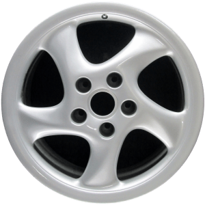 Genuine factory OEM Sparkle Silver wheel for 1996-1998 Porsche Professionally remanufactured to like-new condition