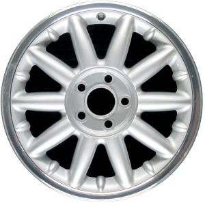Genuine factory OEM Machined Lip w/ Silver Spokes wheel for 1997-2001 Chrysler Professionally remanufactured to like-new condition