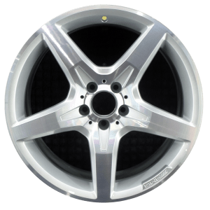Genuine factory OEM Machined w/Silver Pockets Rear wheel for 2013-2020 Mercedes-Benz Rear Professionally remanufactured to like-new condition
