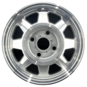 Genuine factory OEM Machined w/ Silver Pockets wheel for 1977-1981 Toyota Professionally remanufactured to like-new condition