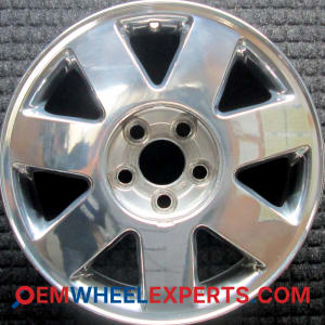 OEM Wheel Rim 2W4Z1007BA - 2002-2004 Lincoln 16x7 Interchange 3477 Polished