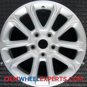 OEM Wheel Rim 7AZ97LS1AA 1VH40XZAAB - 2014-2022 Jeep 18x8 Interchange 9136 All Silver