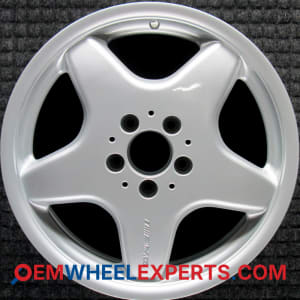 OEM Wheel Rim 1704000202 WA1704000102 - 1998-2003 Mercedes-Benz Rear 17x8.5 Interchange 65242 All Silver