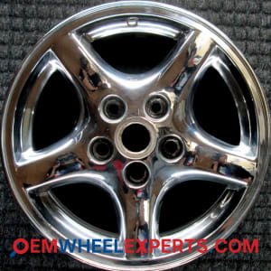 OEM Wheel Rim 9593301 09592446 - 1995-2002 Pontiac 16x8 Interchange 6516 Chrome