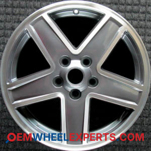 OEM Wheel Rim YX88CDMAB - 2007-2010 Jeep 17x6.5 Interchange 9069 Machined w/ Charcoal Pockets