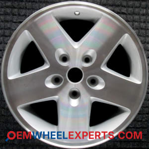 OEM Wheel Rim 1BZ81PAKAD 1AH78TRMAD - 2007-2017 Jeep 17x7.5 Interchange 9075 Machined w/ Silver Pockets