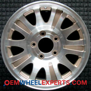 OEM Wheel Rim YL1Z1007FB - 2000-2004 Ford 17x7.5 Interchange 3412 Machined w/ Tan Pockets