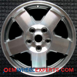 OEM Wheel Rim 5KU91CDMAA 82210013 - 2006-2010 Jeep 17x7.5 Interchange 9096 Machined w/ Gray Pockets