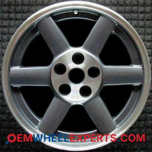 OEM Wheel Rim 5GL64S4AAB - 2003-2007 Jeep 17x7.5 Interchange 9057 Machined Lip w/ Gray Spokes