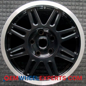 OEM Wheel Rim 82211231 82210862 - 2007-2011 Jeep 17x7.5 Interchange 9092 Machined Lip w/ Black Spokes