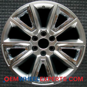 OEM Wheel Rim 22905550 ALY05696U20 - 2015-2020 Chevrolet, GMC 22x9 Interchange 5696 Hyper with Chrome Inserts