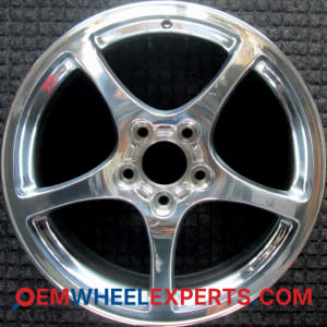 OEM Wheel Rim 9594011 9593799 - 2000-2004 Chevrolet Rear 18x9.5 Interchange 5104 Polished