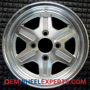 OEM Wheel Rim 40300P8185 40300P8186 - 1980-1983 Datsun, Nissan 14x6 Interchange 62142 Machined w/ Silver Pockets