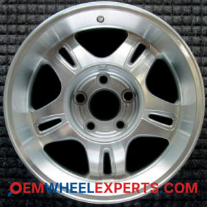 OEM Wheel Rim 15093536 - 2001-2004 Chevrolet, GMC 16x8 Interchange 5153 Machined w/ Silver Pockets