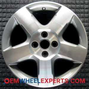 OEM Wheel Rim 9595839 19180704 - 2003-2010 Chevrolet, Pontiac, Saturn 16x6 Interchange 7044 Machined w/ Silver Pockets