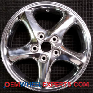 OEM Wheel Rim 9965416060 - 2001-2006 Mazda 16x6 Interchange 64843 Polished