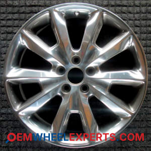 OEM Wheel Rim 5SN87AAAAB 1UT92CDMAA - 2014-2023 Jeep 18x7 Interchange 9132 Polished w/ Charcoal Pockets