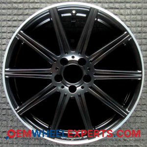 OEM Wheel Rim 21240150029283 - 2012-2016 Mercedes-Benz Front 19x9 Interchange 85236 Machined Lip w/ Black Spokes