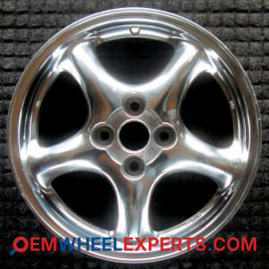 OEM Wheel Rim 9965H66050 - 1999-2005 Mazda 15x6 Interchange 64815 Polished