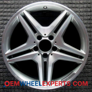 OEM Wheel Rim 1764010302 A17640103027X21 - 2014-2018 Mercedes-Benz 18x7.5 Interchange 85335 Machined w/ Gray Pockets