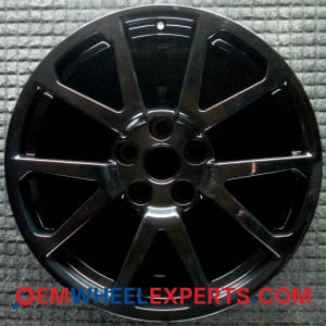OEM Wheel Rim 09596623 09598611 - 2009-2014 Cadillac Rear 19x9.5 Interchange 4649 Black