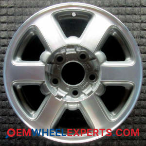 OEM Wheel Rim 09592678 12368851 - 1998-2001 Oldsmobile 15x7 Interchange 6032 Machined w/ Charcoal Pockets