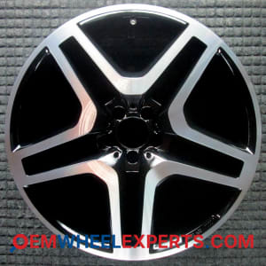 OEM Wheel Rim 16640125027X23 - 2013-2019 Mercedes-Benz 21x10 Interchange 85274 Machined w/ Black Pockets
