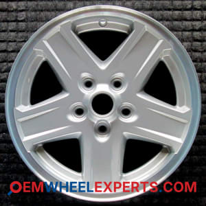 OEM Wheel Rim 5JX82CDMAA 5JX82TRMAA - 2005-2007 Jeep 16x7 Interchange 9056 Machined Lip w/ Silver Spokes