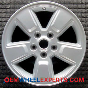 OEM Wheel Rim 5LB99TRMAA - 2008-2017 Jeep 16x7 Interchange 9084 All Silver Large Cap