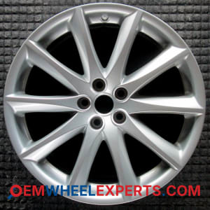 OEM Wheel Rim C2D4500 - 2010-2019 Jaguar Rear 19x10 Interchange 59870 All Silver
