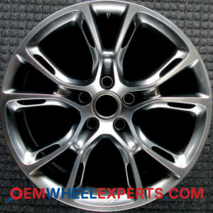 OEM Wheel Rim 68224621AB 1WB011D5AA - 2012-2022 Jeep 20x10 Interchange 9113 Hyper Silver