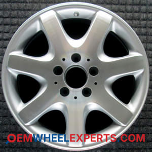 OEM Wheel Rim 1704010302 - 1997-2004 Mercedes-Benz Rear 16x8 Interchange 65174 Machined w/ Silver Pockets